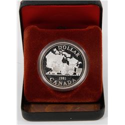 1981 CANADIAN PROOF SILVER DOLLAR
