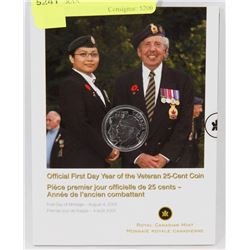 2005 FIRST DAY CANADIAN YEAR OF THE VETERAN
