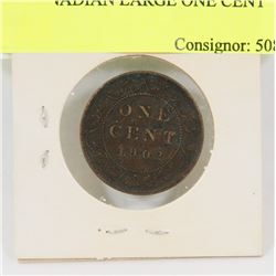 1902 CANADIAN LARGE ONE CENT COIN