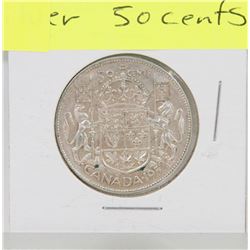 1952 CANADIAN SILVER 50 CENT PIECE