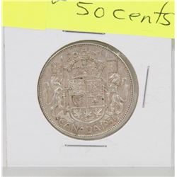 1951 CANADIAN SILVER 50 CENT PIECE