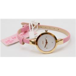 10) KEZZI WATCH WITH PINK STRAP
