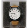 Image 1 : 4) CURREN MANS STAINLESS STEEL WATCH WITH LEATHER