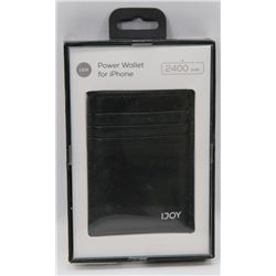 LEATHER IJOY POWER WALLET FOR IPHONE