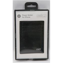 LEATHER IJOY POWER WALLET FOR IPHONE