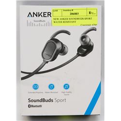ANKER SOUNDBUDS SPORT WATER RESISTANT