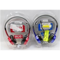 2 SETS OF IFROGZ EAR POLLUTION TOXIX STEREO