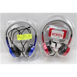 2 SETS OF IFROGZ EAR POLLUTION TOXIX STEREO