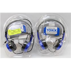 2 SETS OF IFROGZ EAR POLLUTION TOXIX STEREO