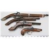 Image 1 : SET OF 4 VINTAGE PARRIS REPLICA FLINTLOCK PISTOLS.