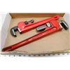 Image 1 : LOT OF 2 PIPE WRENCHES.