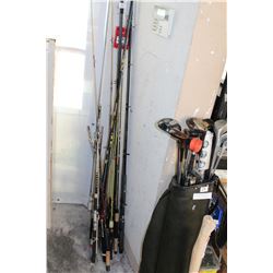 LARGE LOT OF FISHING RODS
