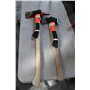 Image 1 : FIREMANS AXE AND TWO HATCHETS AND AXE