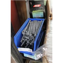 5 BOXES OF LAG BOLTS