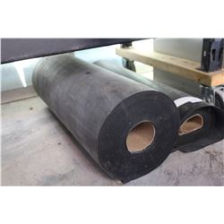 TWO ROLLS OF RUBBER