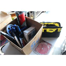 BOX OF NEW TOOLS