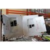 Image 1 : TWO ELECTRIC PANELS WITH BREAKERS