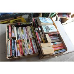 2 TRAYS OF NOVELS