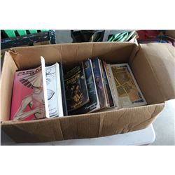 BOX OF DUNGEONS AND DRAGONS AND OTHER ROLEPLAYING MANUALS