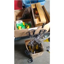 BOX OF GARDEN HOSE PARTS