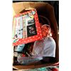 Image 1 : BOX OF ARTS AND CRAFTS SUPPLIES