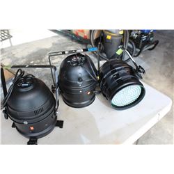 THREE LED SPOTLIGHTS
