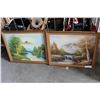 Image 1 : 2 OIL PAINTINGS ON CANVAS