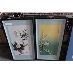 TWO EASTERN SHADOW BOXES
