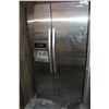 Image 1 : STAINLESS KITCHEN AID SIDE BY SIDE FRIDGE WITH WATER AND ICE, TESTED AND WORKING, GURANTEED