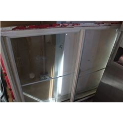 58 BY 47 INCH SLIDING DUAL PANE WINDOW WITH LOCK