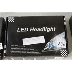NEW LED HEADLIGHT CONVERSION KIT MODEL 9004 6000K COLOR TEMP