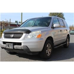2003 PILOT EX SUV AUTOMATIC 354000KM WITH KEYS FOB AND REGISTRATION