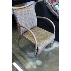 WICKER RATTAN PATIO CHAIR