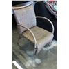 Image 1 : WICKER RATTAN PATIO CHAIR