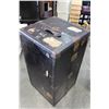 Image 2 : BLACK METAL WARDROBE TRUNK WITH DRAWERS