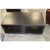 Image 1 : 3 ROLLING ESPRESSO FINISH  ENDTABLES