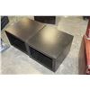 Image 2 : 3 ROLLING ESPRESSO FINISH  ENDTABLES