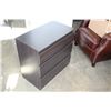 Image 1 : THREE DRAWER ESPRESSO DRESSER