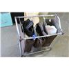Image 2 : ROLLING LAUNDRY HAMPER WITH CONTENTS
