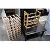 Image 1 : 2 WOOD WINE RACKS