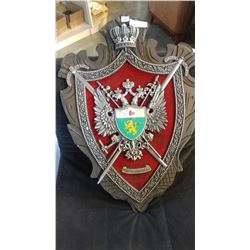 COAT OF ARMS WALL PLAQUE