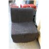 Image 2 : GREY FABRIC CHAIR BED WITH SLIPCOVER