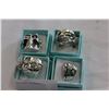 Image 1 : LOT OF FOUR STAINLESS RINGS