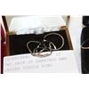 Image 3 : TWO PAIR OF EARRINGS AND LADIES PUZZLE RING