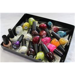TRAY OF NICOLE NAIL POLISH
