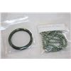 Image 1 : JADE BEAD NECKLACE AND BANGLE