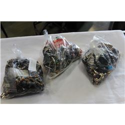 THREE BAGS OF JEWELLRY