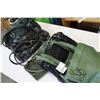 Image 2 : LOT OF FIVE DESIGNER GREEN AND BLACK PURSES