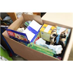 BOX OF VARIOUS ESTATE COLLECTIBLES