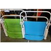 Image 1 : 2 FOLDING PATIO CHAIRS
